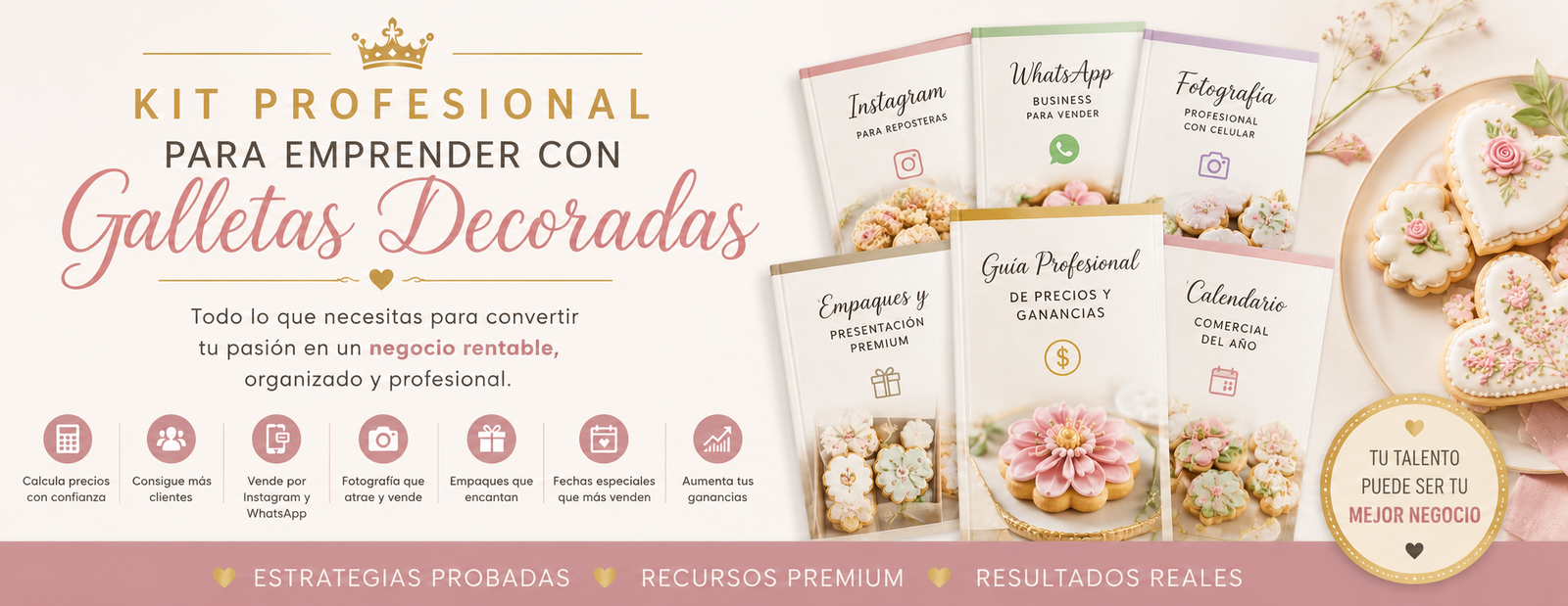 Kit Profesional para Emprender con Galletas Decoradas