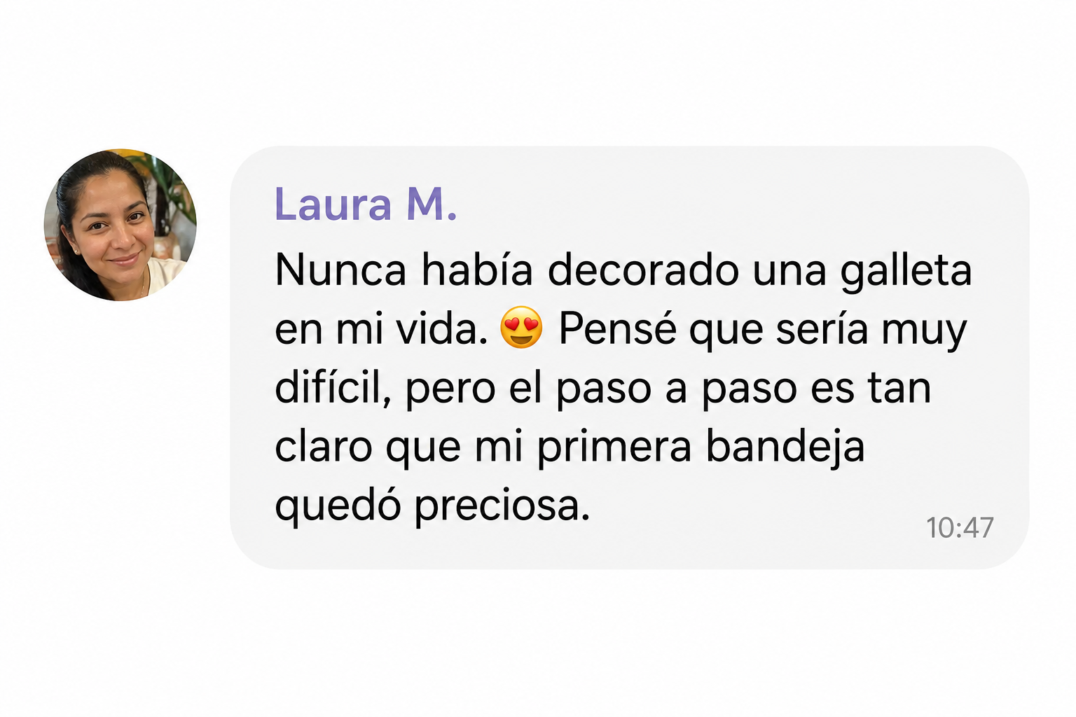 Mensaje Laura